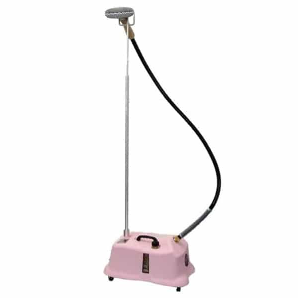 professional clothes steamer in pink