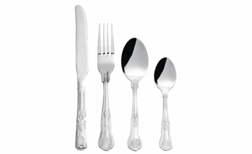 An image of a decorative cutlery set for rent - available on events-hire.com