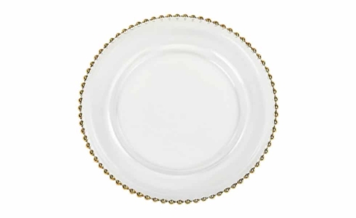 An image of a charger plate for rent on events-hire.com