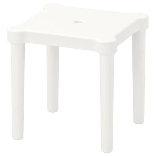Childrens white stool rental at events-hire.com