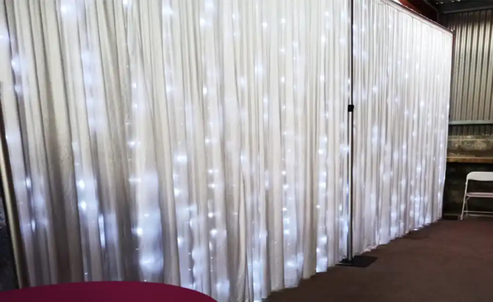 LED Drape hire Dundalk, Fairy LED Curtain Rental Dundalk